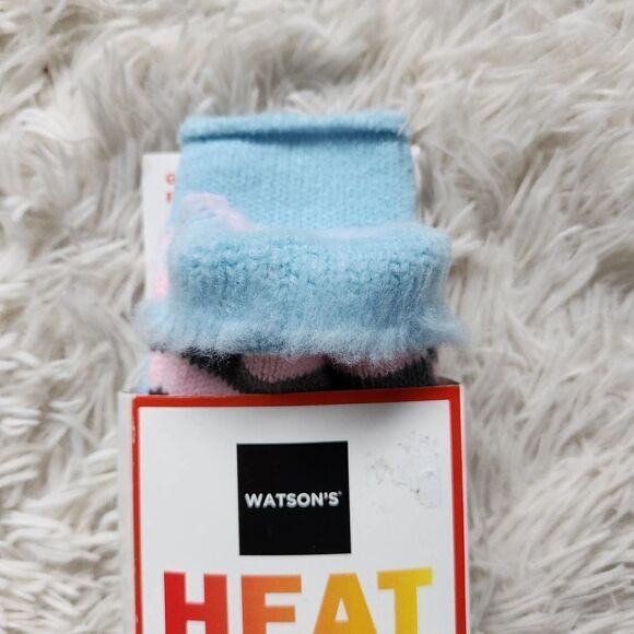 Watons Heat Girls Socks 7-9 Multicolor Thermal Outdoor - Picture 3 of 3